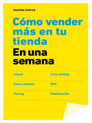 cover image of Cómo vender más en tu tienda en una semana